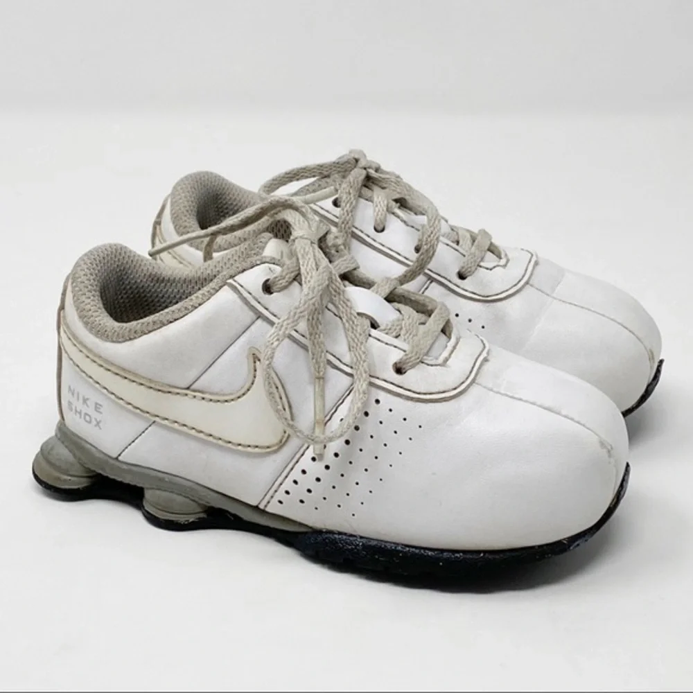 Nike Shox Sneakers White 7 Child Unisex